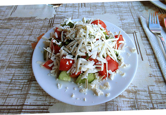 Shopska salad.