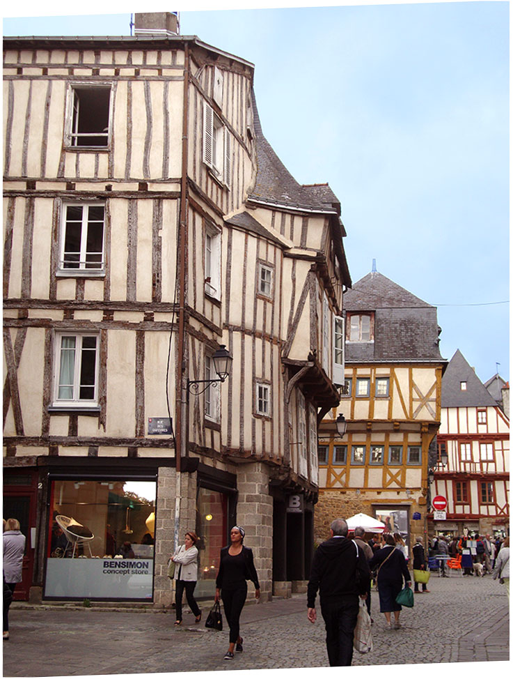 Die mittelalterliche Stadt Vannes