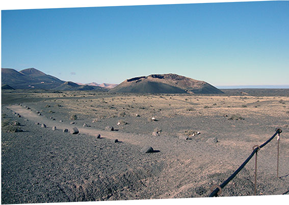 Lanzarote, volcan «El Cuervo»