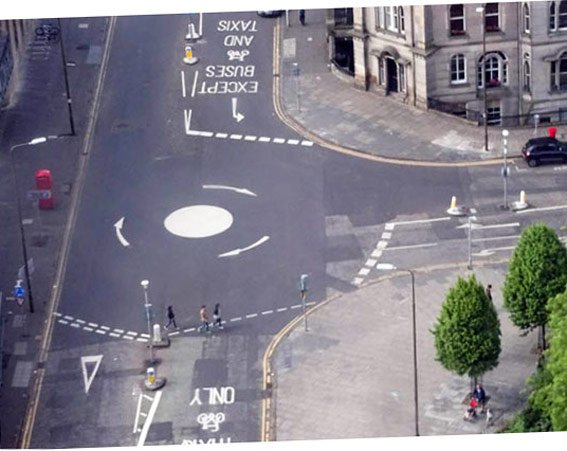 Incrocio ad Edimburgo
