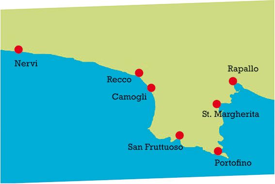 Carte de la Ligurie