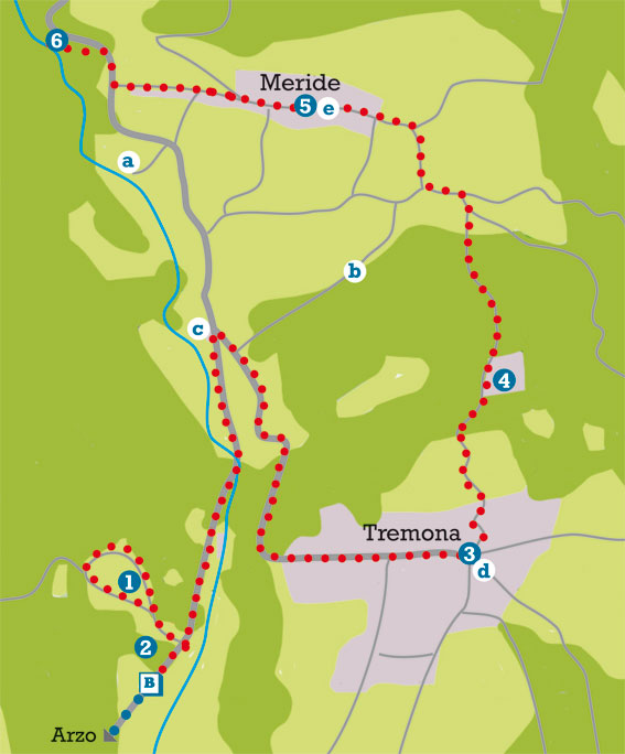 Mappa del nostro giro