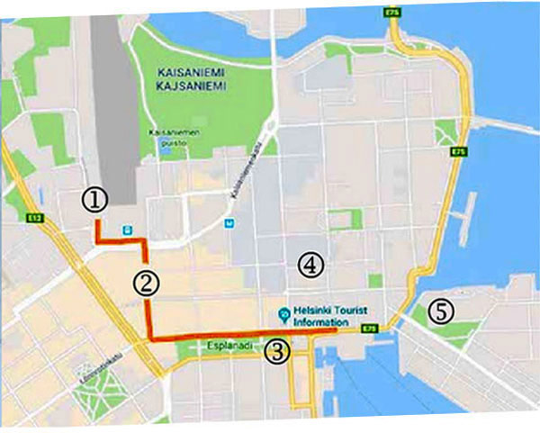 Helsinki airport to city centre with Bus - How to do