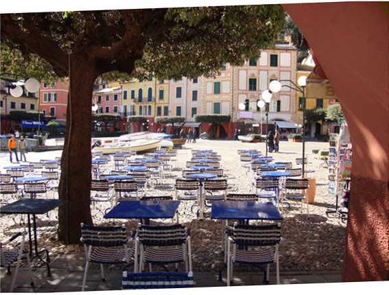 The square of Portofino