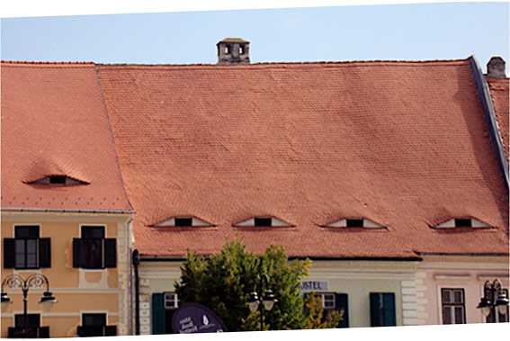 Die Dächer von Sibiu
