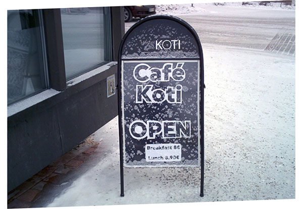 Restaurantschild