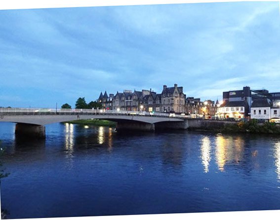 Inverness die Hauptstadt der Highlands.