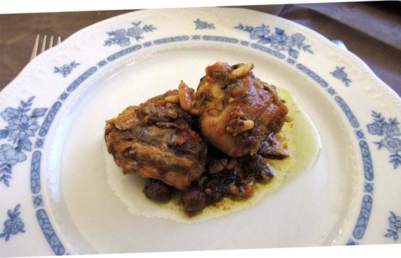 Plat ligurien (lapin)