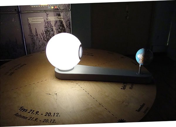 mappamondo al museo di, Rovaniemi