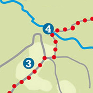 Mappa come seguire il sentiero