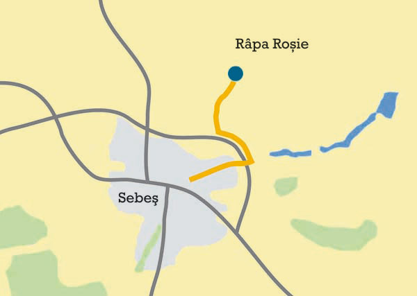 Mappa per arrivare alle Rapa Rosie