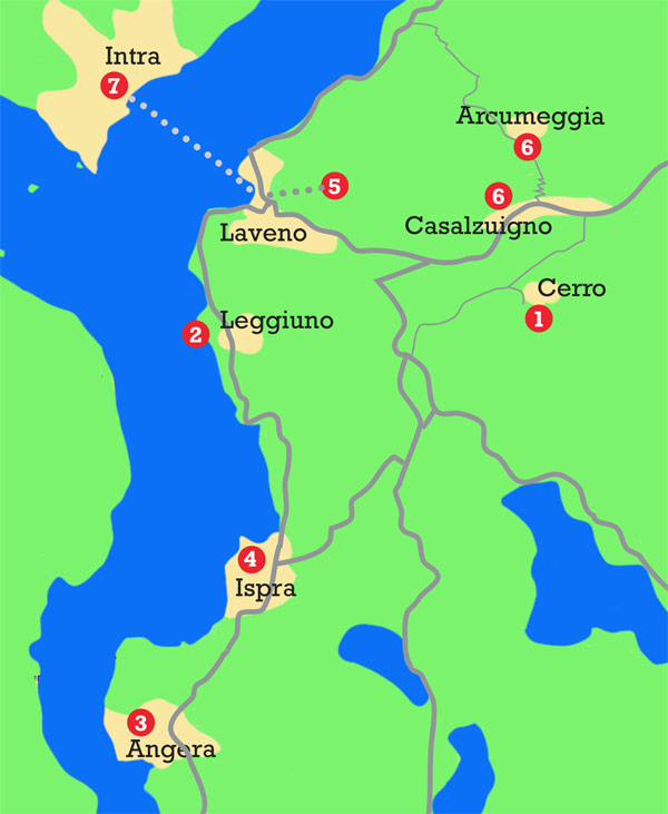 Die schönsten Orte zu sehen am Lago Maggiore