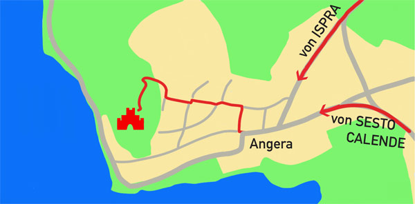 Besuch der Festung von Angera am Lago Maggiore
