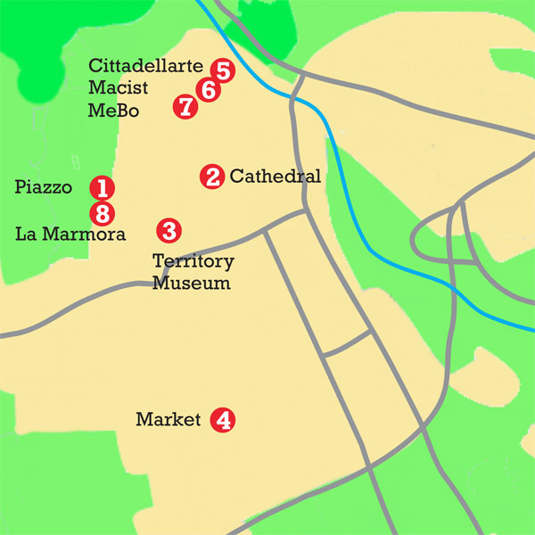 Map of Biella